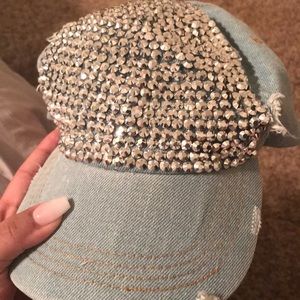 Light Jean Bling Hat